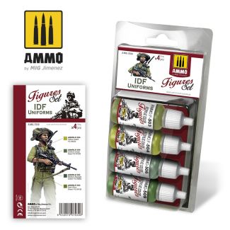 IDF Uniforms Paint Set Ammo By Mig - MIG7030