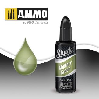 Military Green Acrylic Shader Ammo By Mig 10ml - MIG865