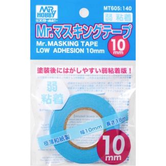Mr Masking Tape Low Adhesion 10mm x 18m Mr Hobby - MT-605