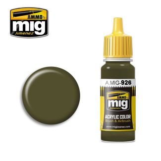 Olive Drab Base 17ml - Ammo By Mig - MIG926