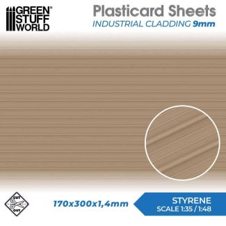 Plasticard - Industrial Cladding 9mm - Green Stuff World