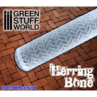 Herringbone Rolling pin - Green Stuff World