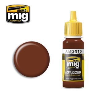 Red Brown Base 17ml - Ammo By Mig - MIG913