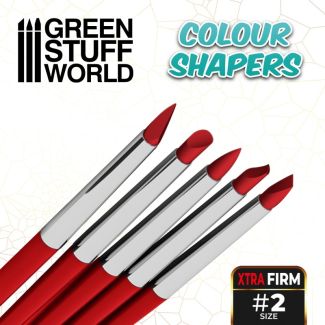 Colour Shapers Brushes SIZE 2 - EXTRA FIRM - Green Stuff World - 1528