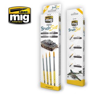 Starter Brush Set Ammo By Mig - MIG7602