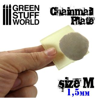 Chainmail Texture Plate - M Size 1.5Mm - Green Stuff World