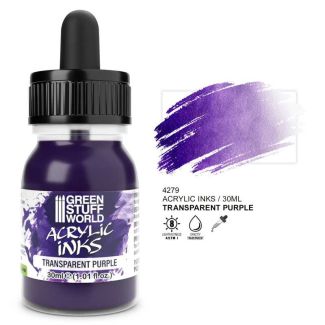 Transparent Acrylic Ink - Purple - Green Stuff World