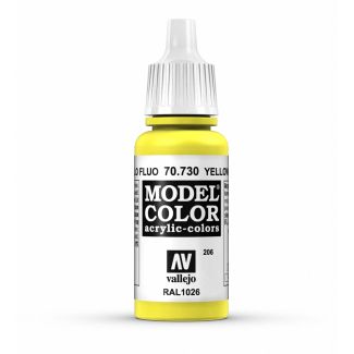 Vallejo Model Color 17ml - Fluorescent Yellow - 70.730