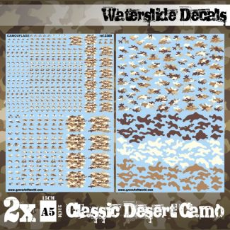 Decal sheets - CLASSIC DESERT CAMO - Green Stuff World