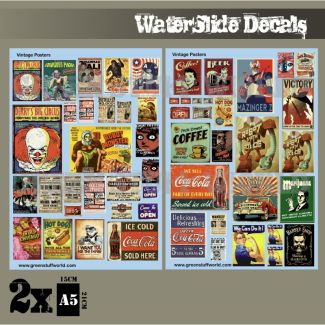 Decal sheets - VINTAGE POSTERS - Green Stuff World
