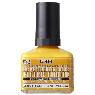 Mr Weathering Color Filter Liquid Spot Yellow (40ml) - WC-10