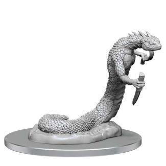 Critical Role Unpainted Miniatures: Serpentfolk & Serpentfolk Ghost (2 Miniatures)