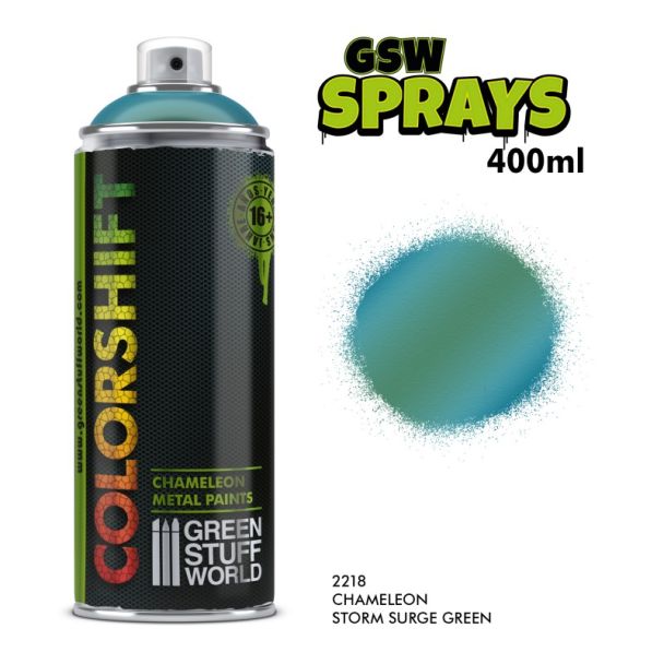 Chameleon STORM SURGE GREEN 400ml Spray - GSW-2218