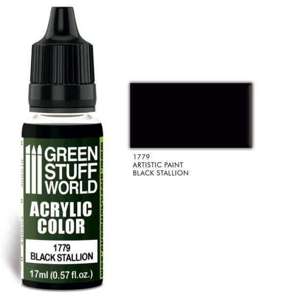 Acrylic Color BLACK STALLION 17ml - Green Stuff World-1779