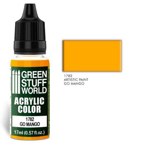 Acrylic Color GO MANGO 17ml - Green Stuff World-1782
