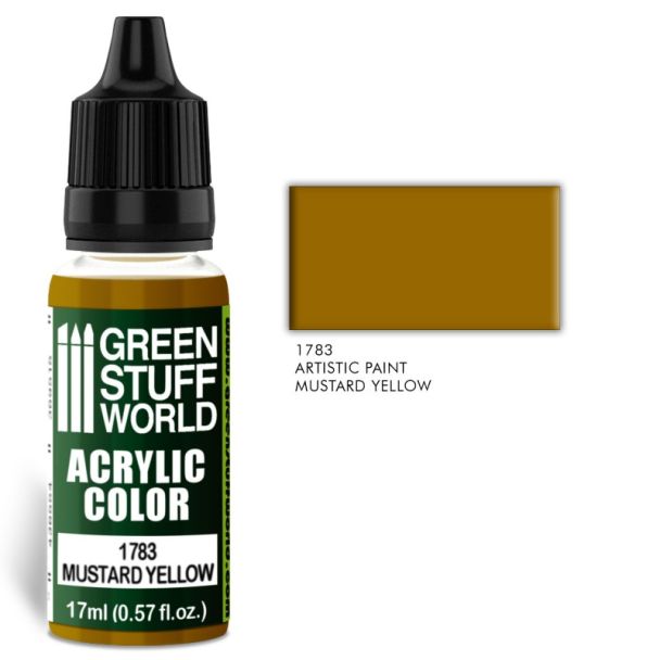 Acrylic Color MUSTARD YELLOW 17ml - Green Stuff World-1783
