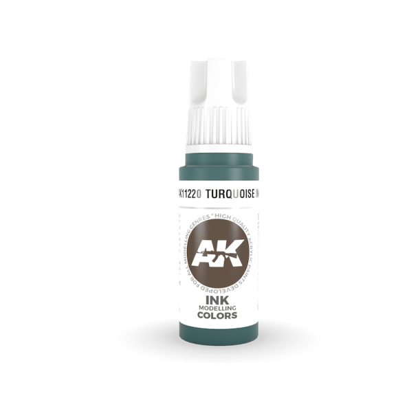 Turquoise INK 17ml 3rd Gen Acrylics AK Interactive - AK11220