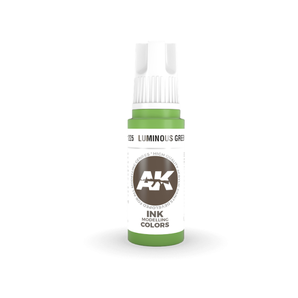 Luminous Green INK 17ml 3rd Gen Acrylics AK Interactive - AK11225