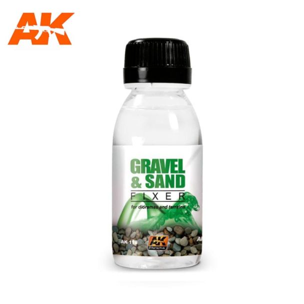 AK Interactive Gravel And Sand Fixer 100ml - AK118