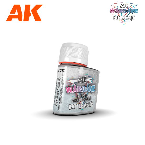 Battle Ashes 35 Ml. - AK1202 - Wargame Liquid Pigment AK Interactive