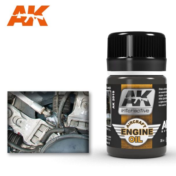 Aircraft Engine Oil 35ml AK Interactive - AK2019