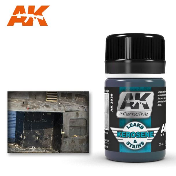 Kerosene Leaks & Stains 35ml AK Interactive - AK2039