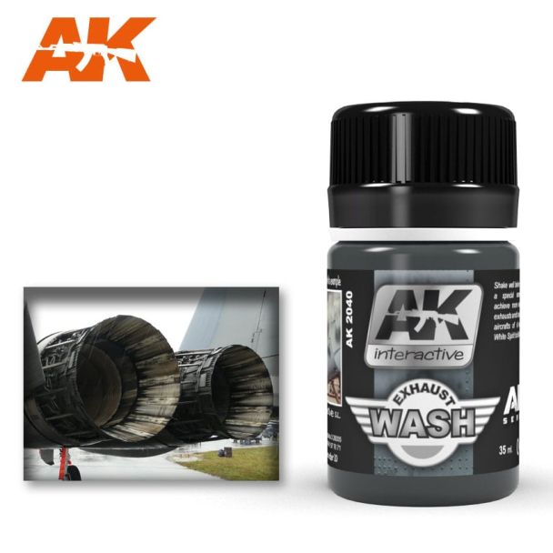 Wash For Exhaust 35ml AK Interactive - AK2040