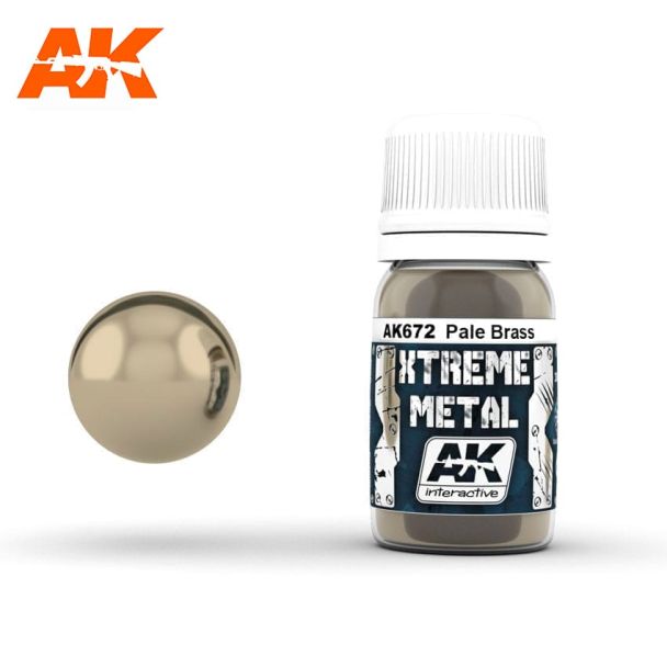 Xtreme Metal Pale Brass AK Interactive - AK672