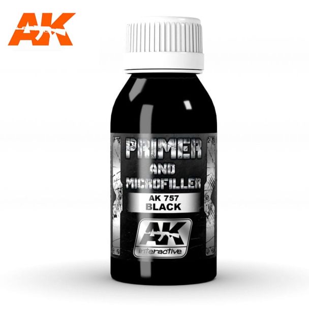 Black Primer And Microfiller AK Interactive AK757