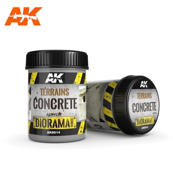 Terrains Concrete - 250Ml (Acrylic) - AK8014 - AK Interactive