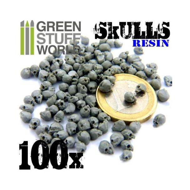 100x Resin Skulls - GSW-1343