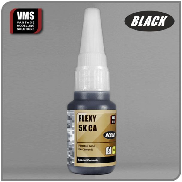 VMS Flexy 5K Black CA Glue 20g - CM10