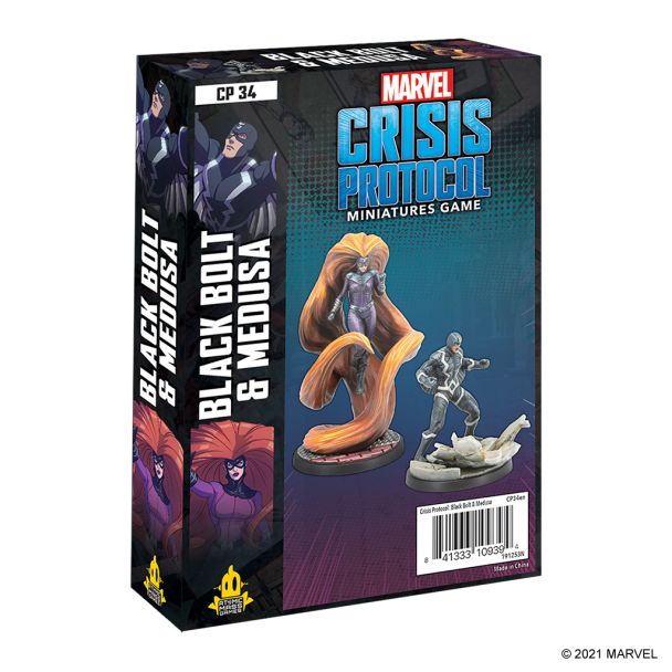 Black Bolt and Medusa: Marvel Crisis Protocol