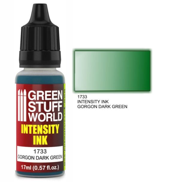 Intensity Ink GORGON DARK GREEN 17ml - Green Stuff World-1733