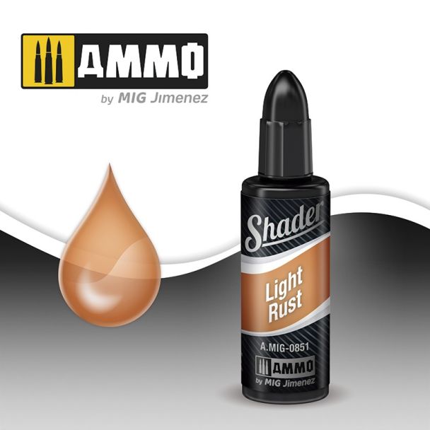 Light Rust Acrylic Shader Ammo By Mig 10ml - MIG851