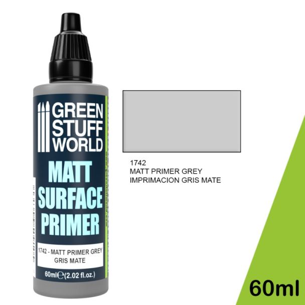 Matt Surface Primer 60ml - Grey - Green Stuff World