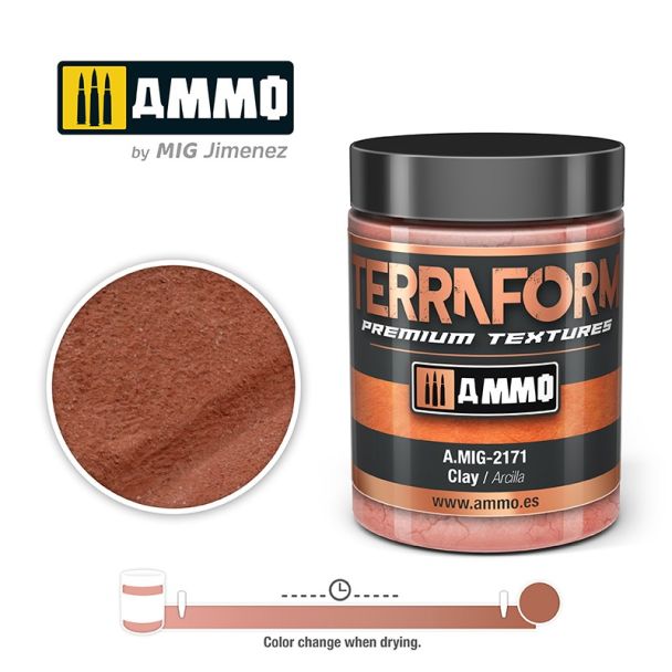 Terraform Clay 100ml Ammo By Mig - MIG2171