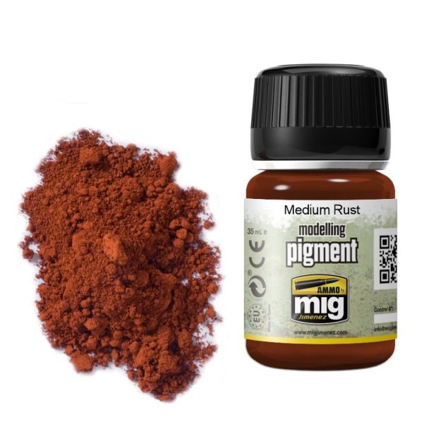 Medium Rust Pigment - Ammo Mig A.MIG-3005