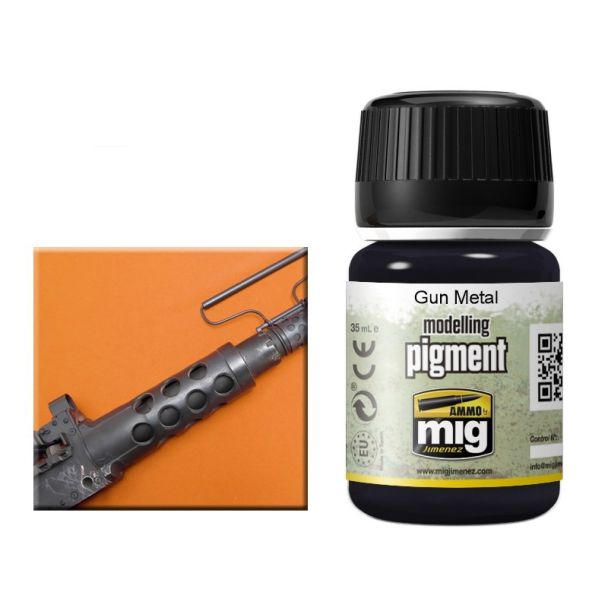 Gun Metal Pigment - Ammo Mig A.MIG-3009