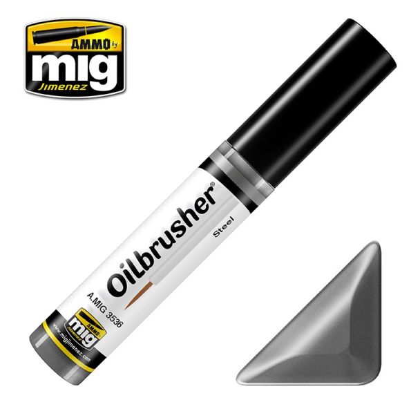 Steel Oilbrusher Ammo By Mig - MIG3536