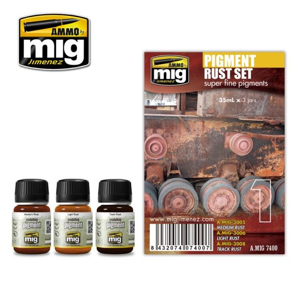 Pigment Rust Set Ammo By Mig - MIG7400