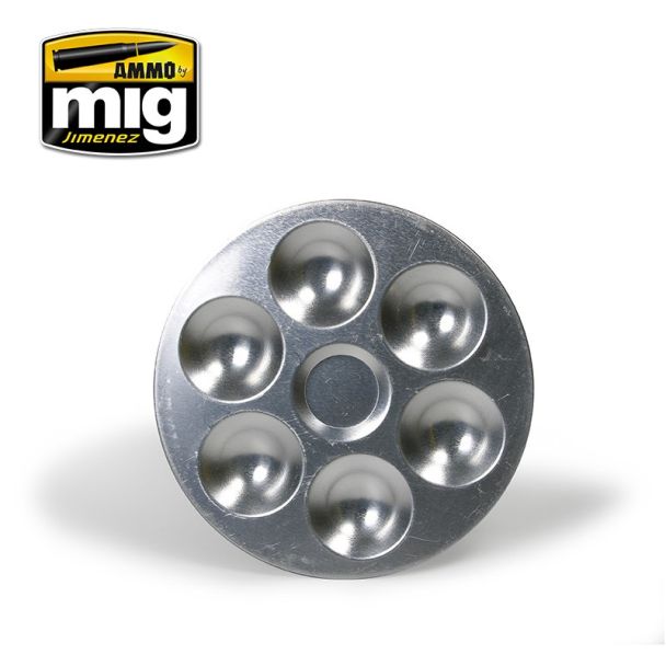 Aluminium Palette (6 Wells) Ammo By Mig - MIG8008