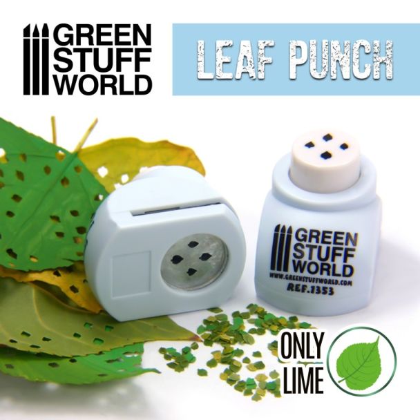 Miniature Leaf Punch LIGHT BLUE - GSW-1353