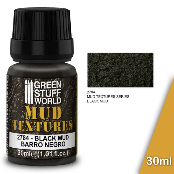 Mud Textures - BLACK MUD 30ml- Green Stuff World-2784