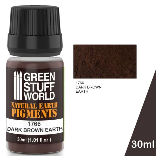 Pigment DARK BROWN EARTH 30ml - Green Stuff World-1766