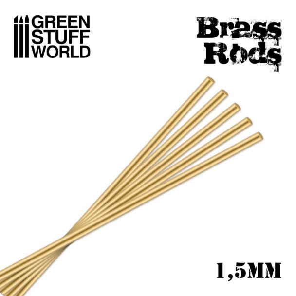 Pinning Brass Rods 1.5mm - Green Stuff World - 9218