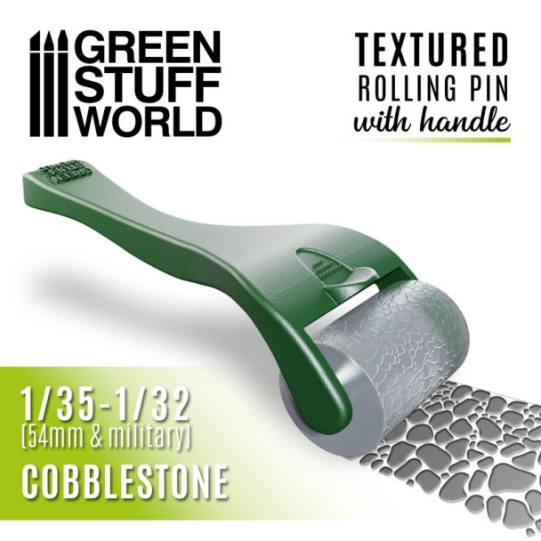 Rolling pin with Handle - Cobblestone - Green Stuff World - 10484