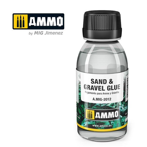 Sand & Gravel Glue 100ml Ammo By Mig - MIG2012