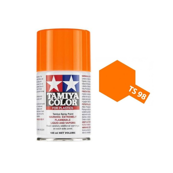 Tamiya TS-98 Pure Orange Acrylic Spray