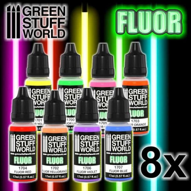 Green Stuff World Fluor Paints